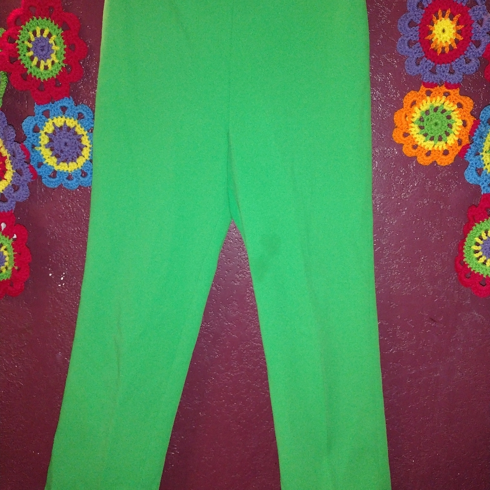 Green vintage pants